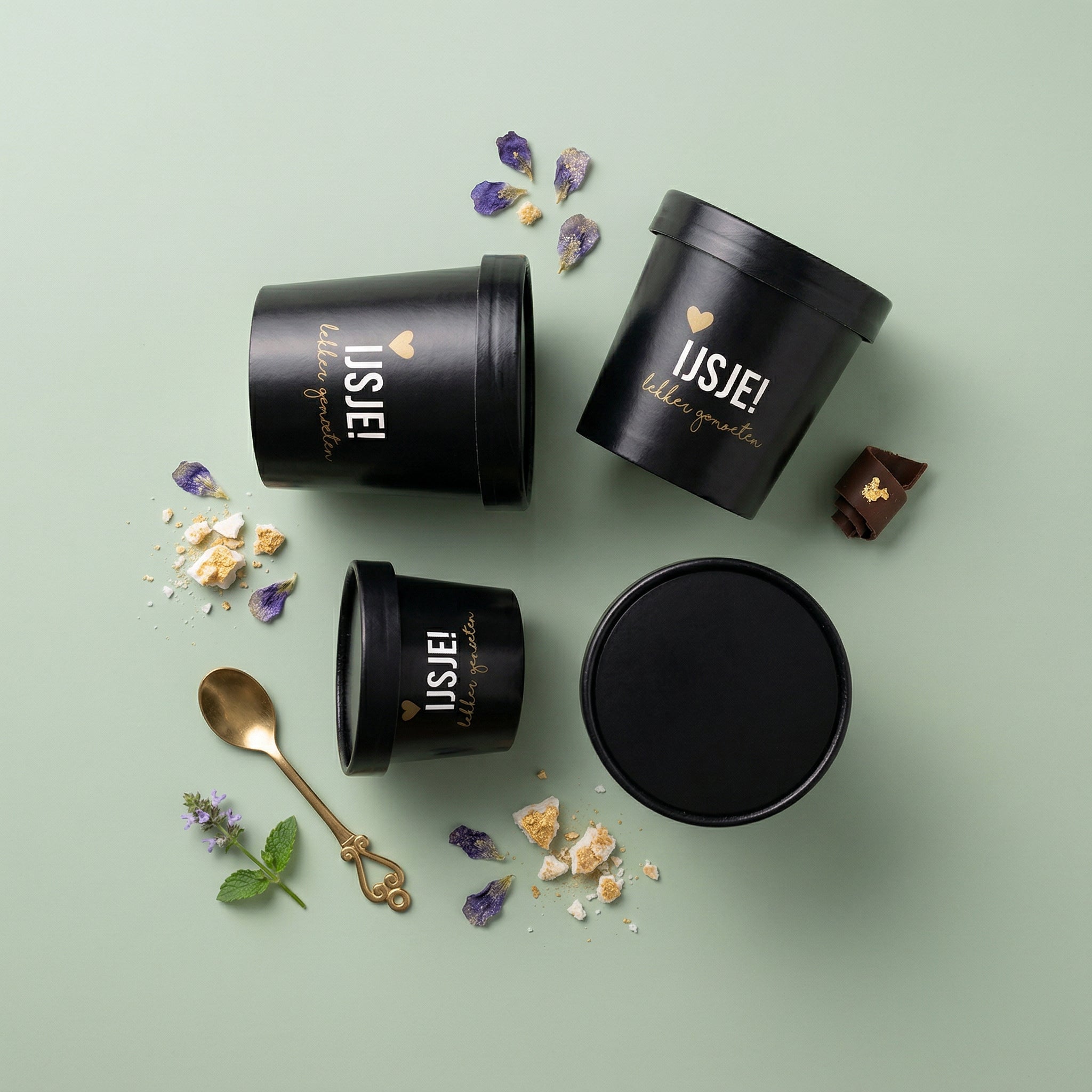 Roomijs van buffelmelk - Diverse smaken